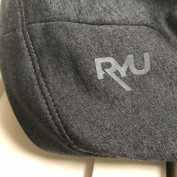 RYU Tech Mid Layr Activewear Pullover 1/4 Zip Lg Slv Top Heather Ashalt Size S - Picture 7 of 12